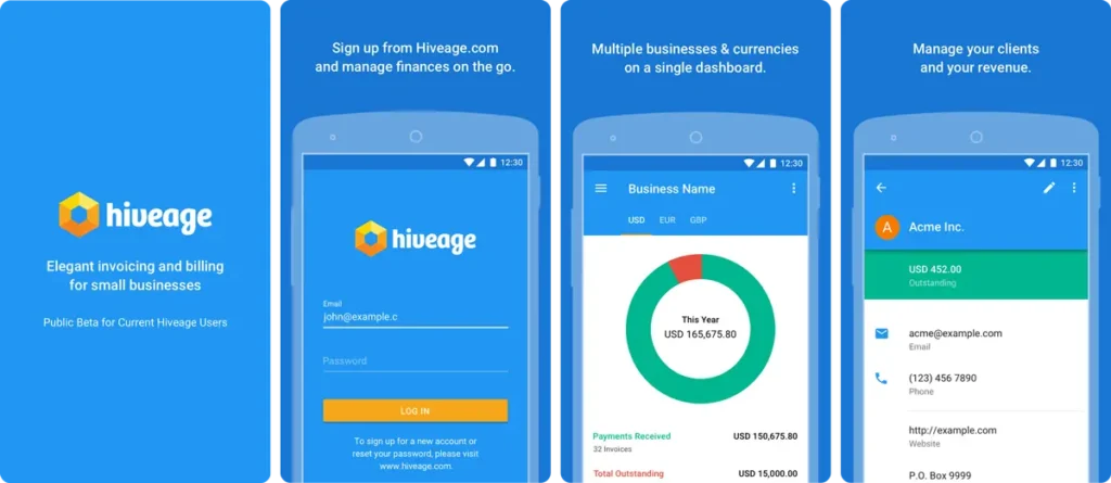 Hiveage Invoicing