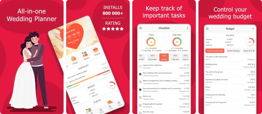 MyWed – Collaborative Wedding Planner App
