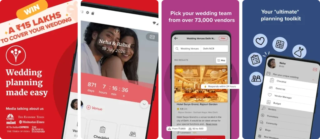 WeddingWire – Vendor Search & Wedding Tools