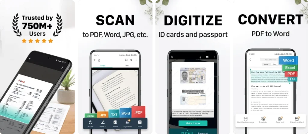 CamScanner- scanner, PDF maker