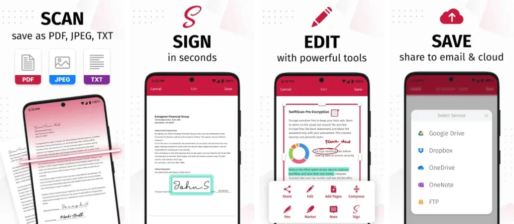 SwiftScan: Scan PDF Documents
